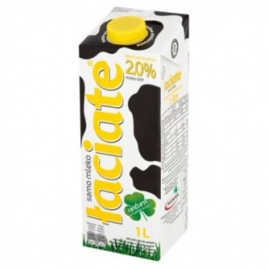 MLEKO 1L ŁACIATE 2%