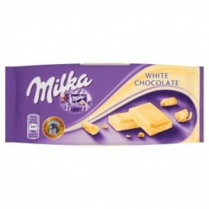 MILKA CZEKOLADA BIAŁA 100G