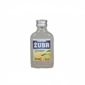 WÓDKA ŻUBR CYTRYNOWY 0.09L 30%