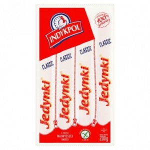 PARÓWKI JEDYNKI  Z INDYKA 200G