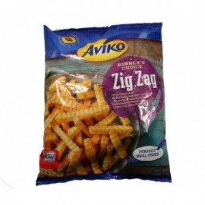 AVIKO FRYTKI ZIG ZAG 750G