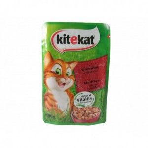 KITEKAT SASZETKA WOŁOWINA 100G