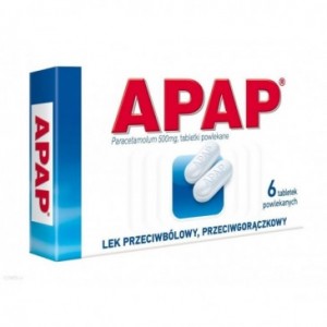 TABLETKI APAP 6 TABLETEK