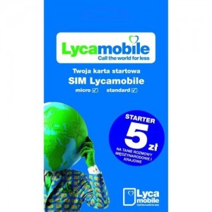 ZESTAW STARTOWY LYCA MOBILE...