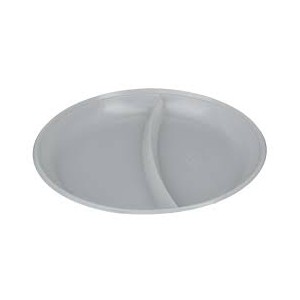 TALERZE.PLAST 2-DZIELNY 12SZT