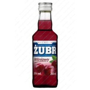 WÓDKA ŻUBR WIŚNIOWY 0.2L 30%