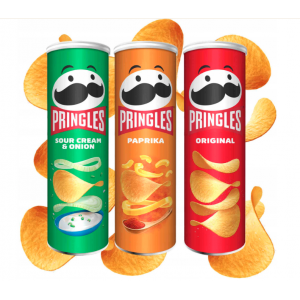 Pringles 165g.