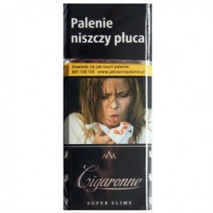 CIGARONNE SUPER SLIMS BLACK