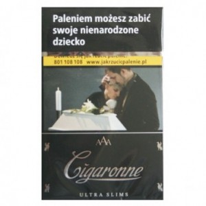 CIGARONNE ULTRA SLIMS BLACK