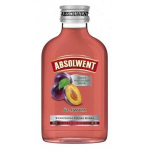 WÓDKA ABSOLWENT ŚLIWKA 0.1L...
