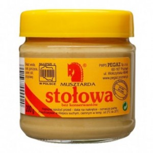 PEGAZ MUSZTARDA STOŁOWA 200G